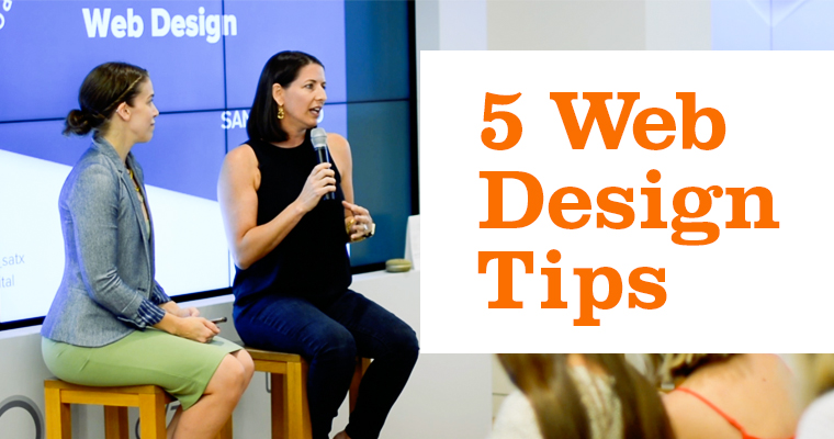 5 web design tips blog