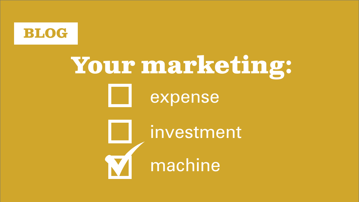 Which of these three scenarios best describes your marketing?